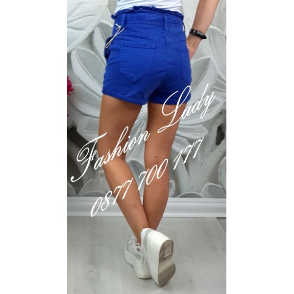 къси дънки в кралско синьо